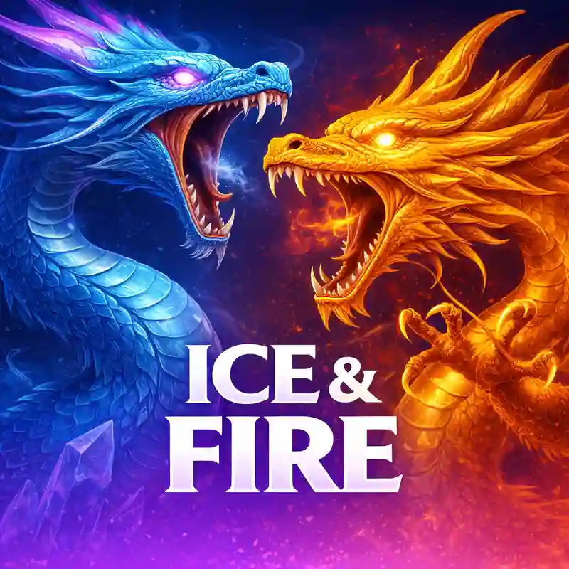 ICE & FIRE casino slot game banner